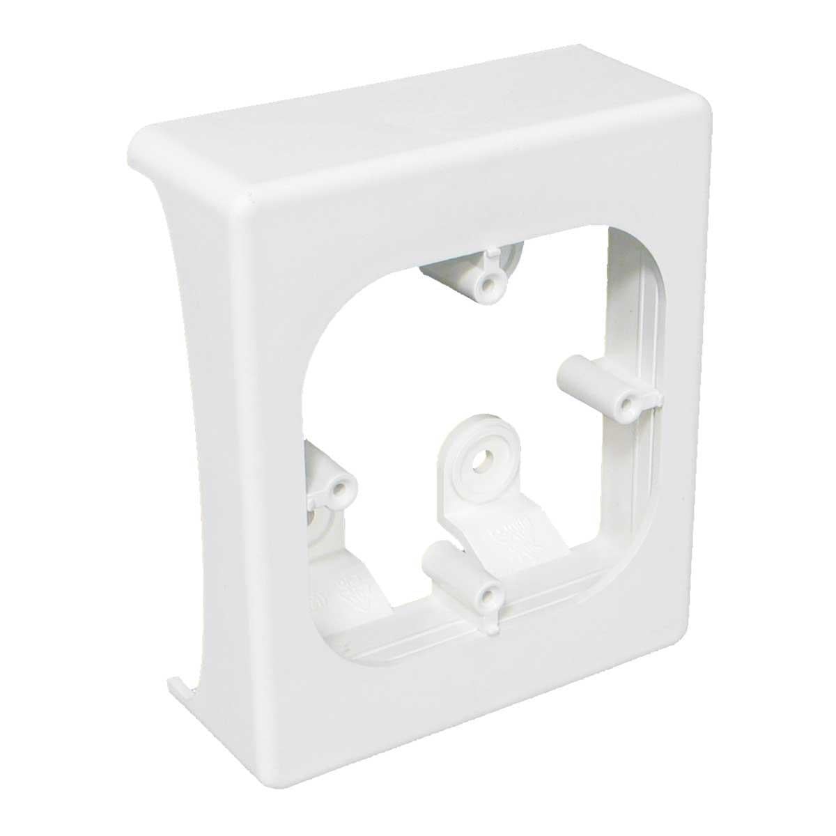 Приборный носитель KOPOS 96x96x38 мм ПВХ для кабельных каналов LE 80 Белый (PNE 80X20_HB)