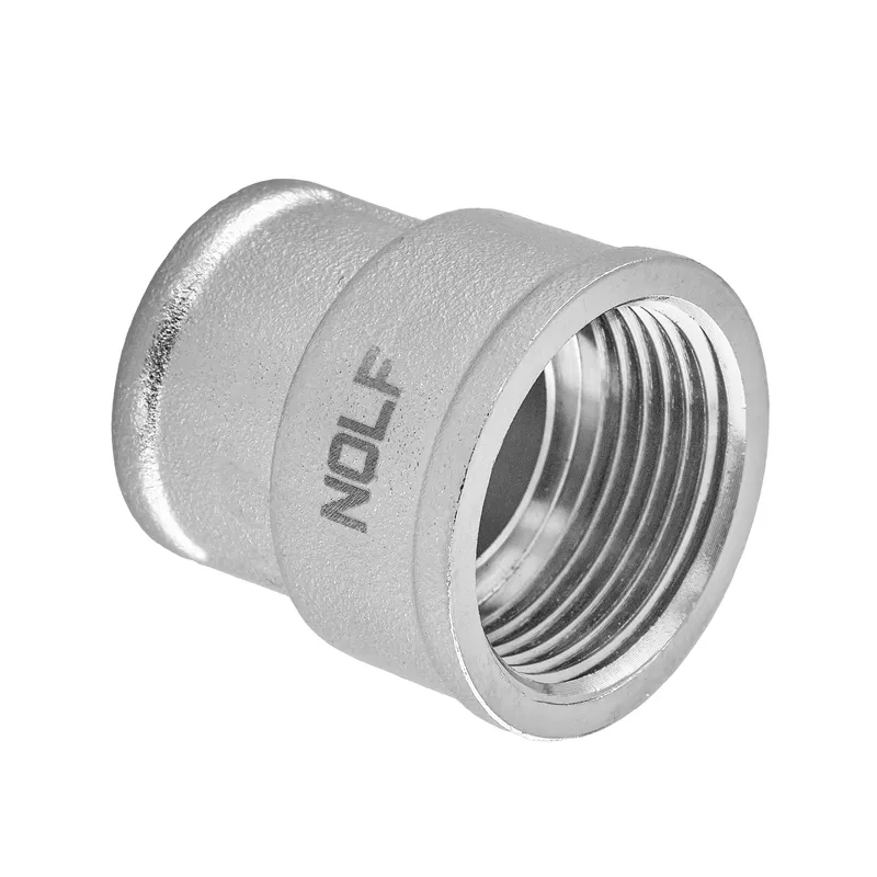 Муфта редукционная Nolf NFC.C0608 3/4x1/2" внутренняя резьба из никелированной латуни (OL-NF3173)