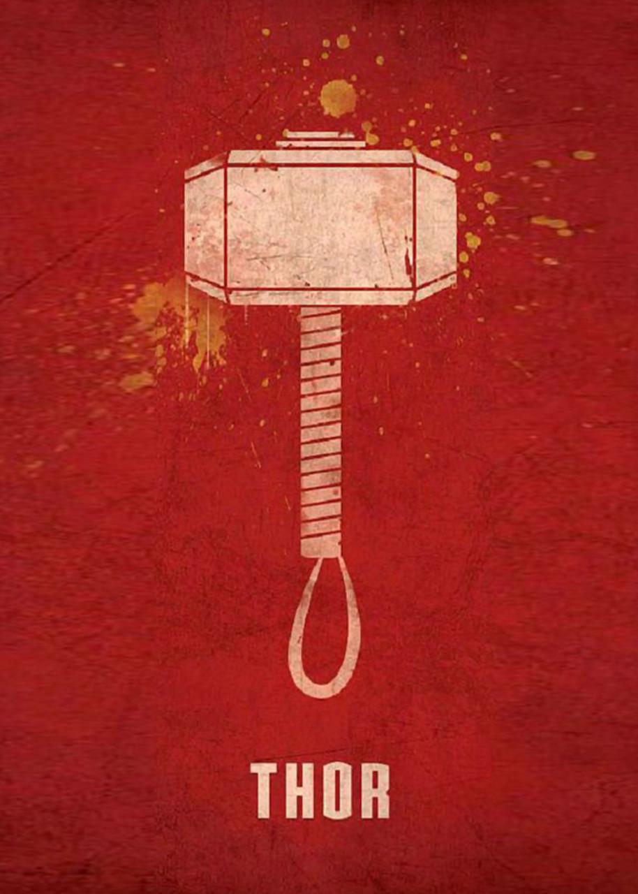 Картина постер Gee! Thor Тор логотип 40х60 см TR.09.054