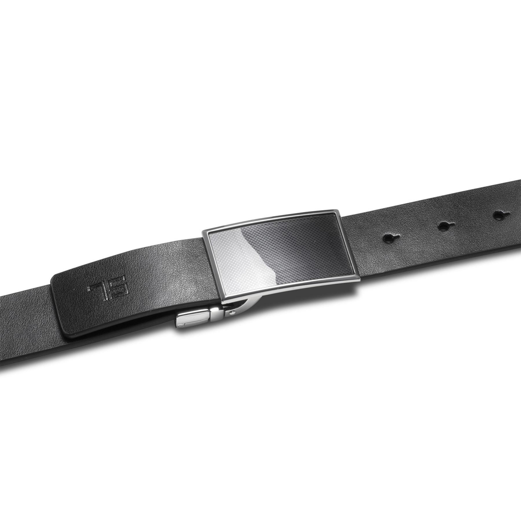 Ремень мужской кожаный SEMI LINE Black/Blue (P8234-0 L) - фото 2 Ремень мужской кожаный SEMI LINE Black/Blue (P8234-0 L) - фото 2