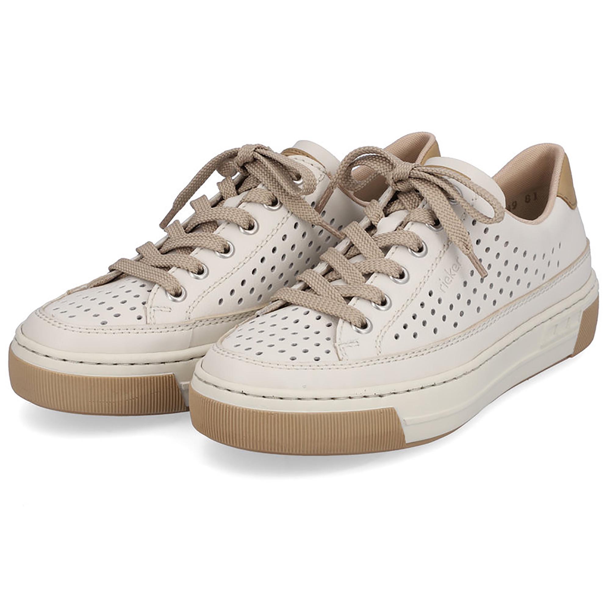 Кеди весняні жіночі Rieker р. 39 Бежевий (089332-39) - фото 4