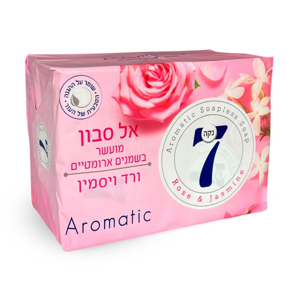 Мыло твердое NECA 7 Aromatic Роза и Жасмин 4х100 г Розовый (7290011115241)