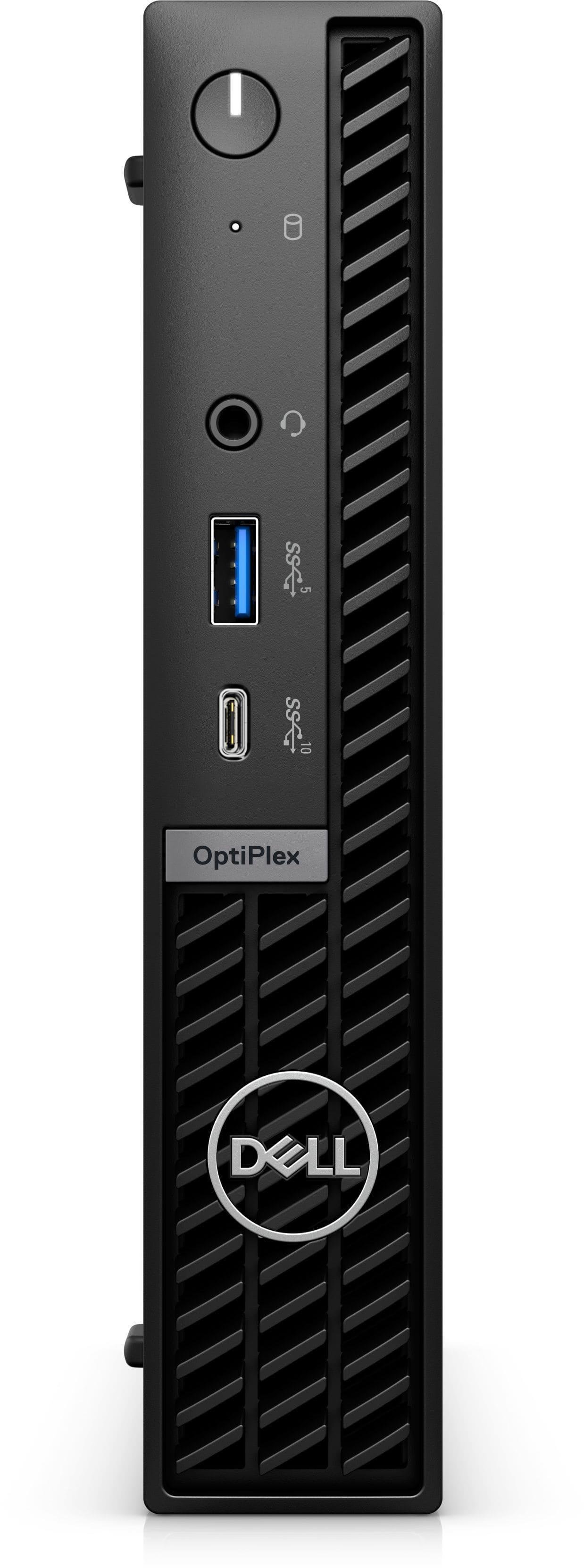 Неттоп Dell OptiPlex 7020 MFF i3-12100T 8 Гб/SSD 512 Гб с клавиатурой и мышкой Черный (N103O7020MFF_UBU)