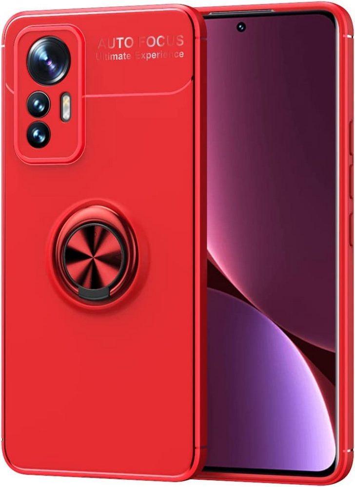 Чохол із кільцем Xiaomi 12 Lite Autofocus Red (30765-2D)