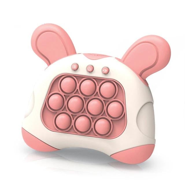 Интерактивная игрушка Quick Push Game Pop It English Rabbit Pink (12062695)