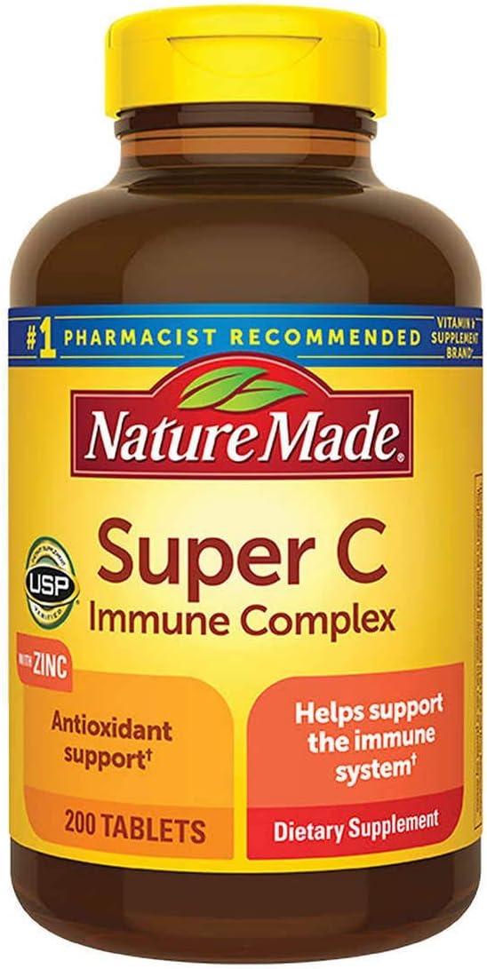 Витамины Nature Made Super C Immune Complex 200 табл. (2359331694)