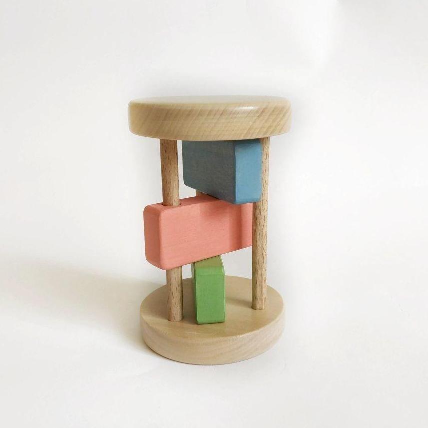 Дерев'яне брязкальце BeSmart Каталка з кастаньетами Різнокольоровий (WT 1020) - фото 2 Дерев'яне брязкальце BeSmart Каталка з кастаньетами Різнокольоровий (WT 1020) - фото 2