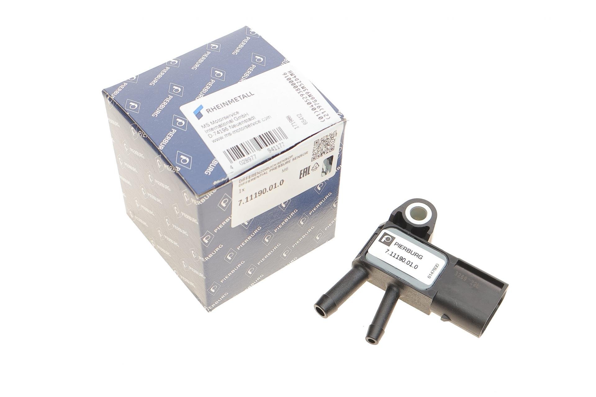 Датчик давления выхлопных газов Mercedes Sprinter B906/Vito W639 (3,0D 06- OM642 (7.11190,01.0)