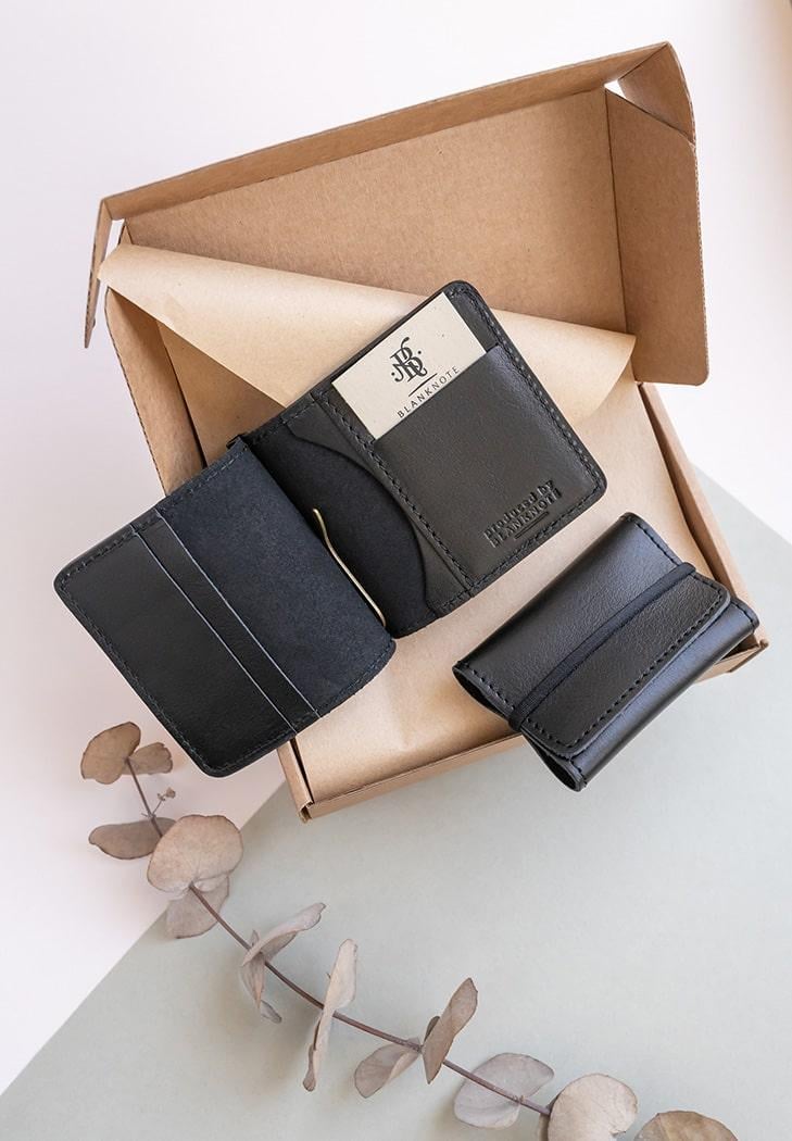 Набор подарочный кожаных аксессуаров мужской Сан-Франциско (A-026232)