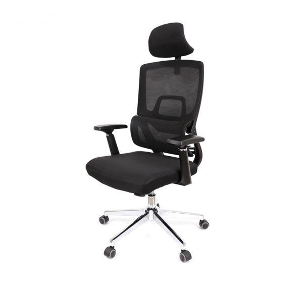 Крісло офісне АКЛАС Аоста R-SR Чорний (1611523)