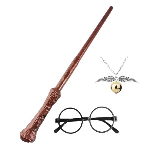 Паличка чарівна/окуляри та золотий снітч Harry Potter Cosplay Package (GPS2012) - фото 1