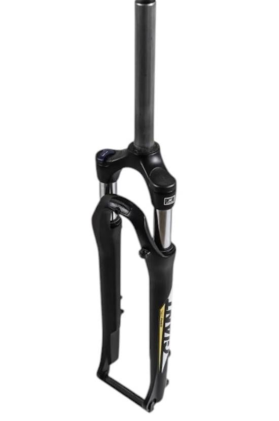 Вилка 700C SR SunTour NEX LO-R injr 1-1/8 ход 70mm пружина-эластомер GIANT Черный/Желтый (PSP-000240)