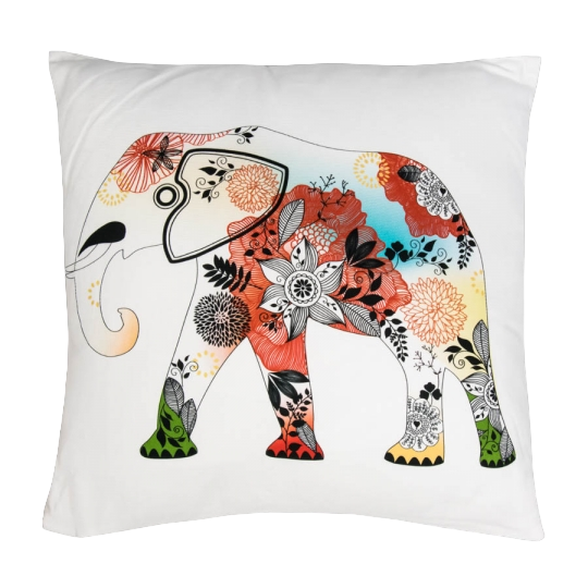 Декоративная подушка Elisey Слон 45х45 см Белый (99-81-017H) Декоративная подушка Elisey Слон 45х45 см Белый (99-81-017H)