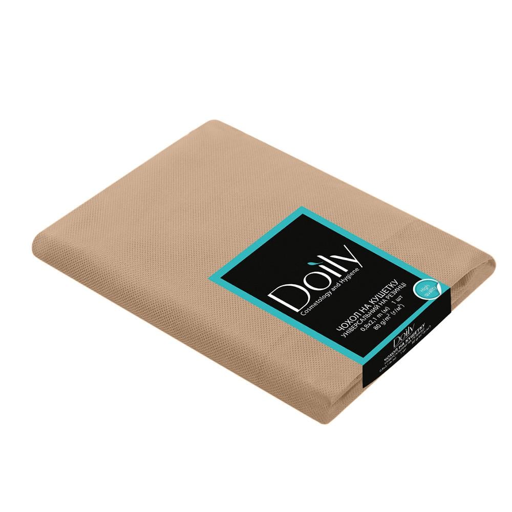 Чохол на кушетку з гумкою Doily з нетканого матеріалу спанбонд 0,8х2,1 м Кремовий (2538725994)