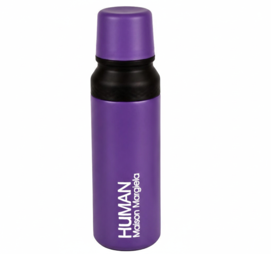 Термос металевий з кнопкою для напоїв дорожній 500 мл Purple (32613615)