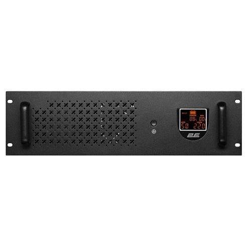 Источник бесперебойного питания 2E 2E-RE1500 1500VA/900W RM 3U LCD USB 3xSchuko (582465) - фото 3