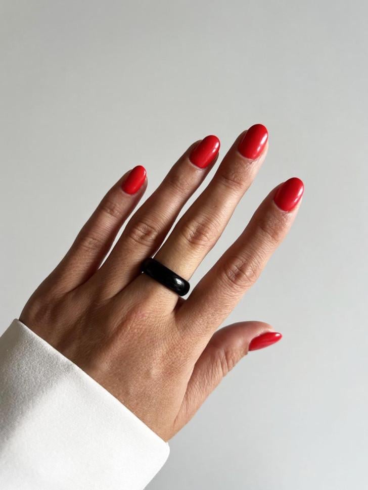 Кільце з агату р. 17 мм Чорний (5220-17) - фото 6 Кільце з агату р. 17 мм Чорний (5220-17) - фото 6