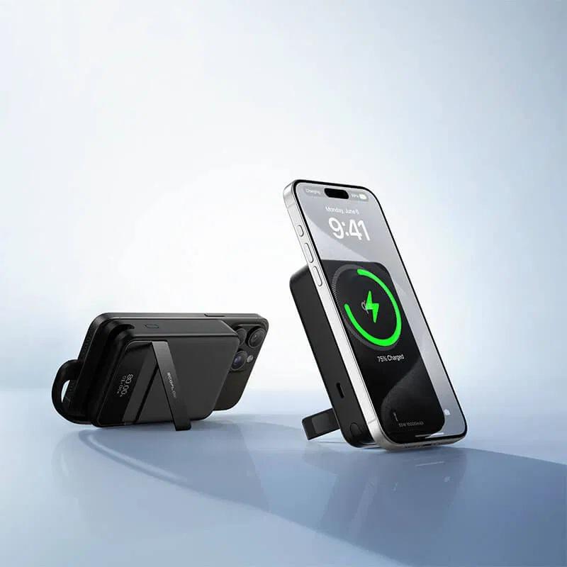 Повербанк магнитный EcoFlow RAPID 10000 Qi2 65 Вт Black (f10fba71) - фото 4