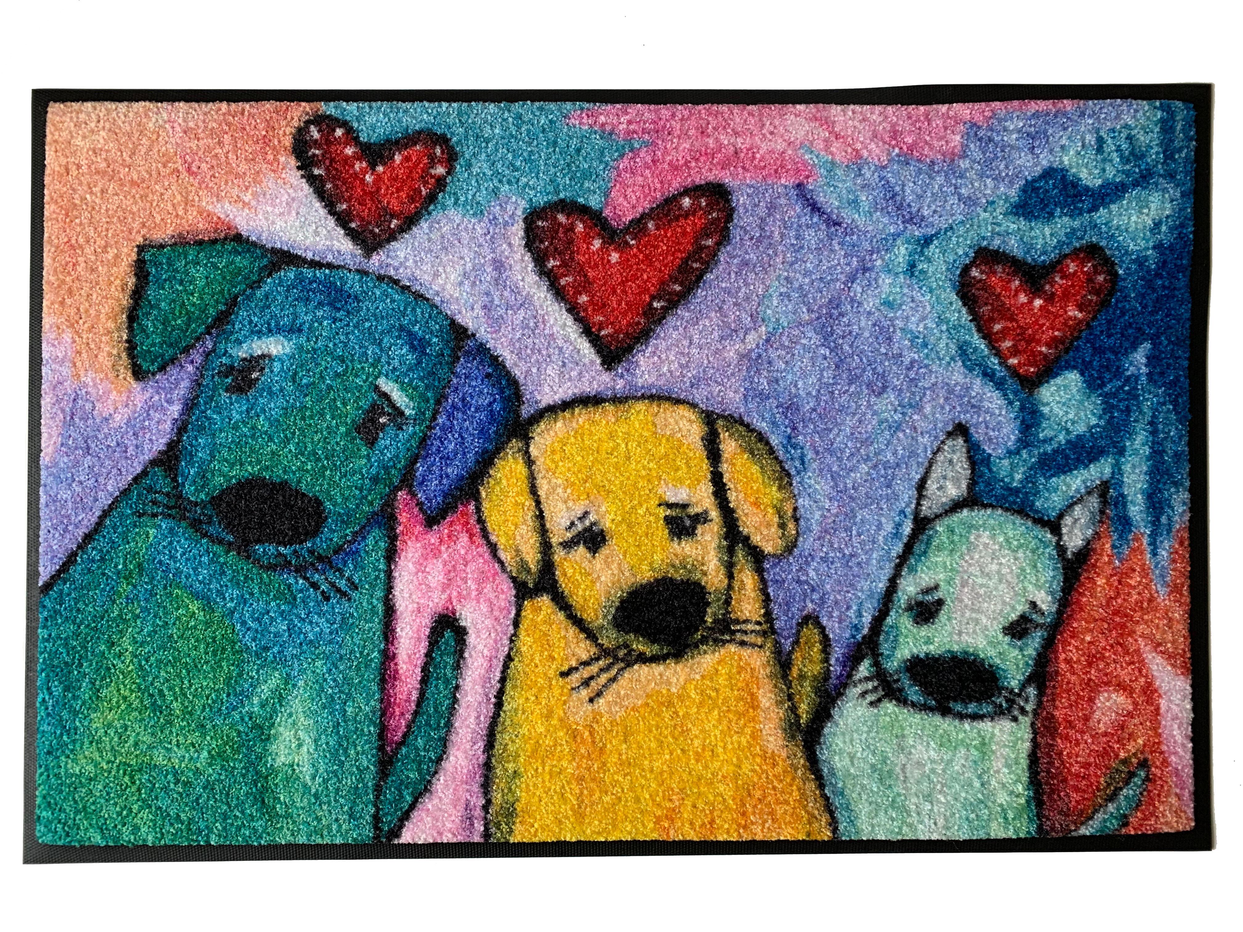 Грязезащитный коврик Kleen Tex Doggies 50x75 см (057324)