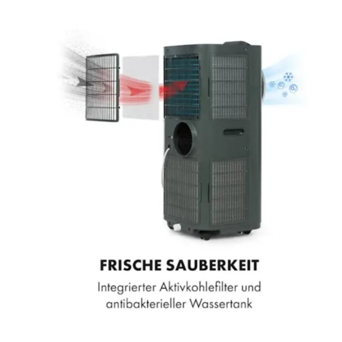 Кондиціонер мобільний KLARSTEIN Kraftwerk Smart 12K 3в1 з дистанційним керуванням (10034665) - фото 7 Кондиціонер мобільний KLARSTEIN Kraftwerk Smart 12K 3в1 з дистанційним керуванням (10034665) - фото 7