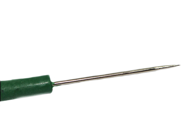 Шило без гачка із звичайною пластмасовою ручкою 12.5см - фото 2