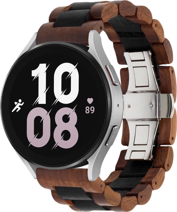 Ремешок деревянный WoodLock для Galaxy Watch 5 44 мм Black/Brown (29193-26) Ремешок деревянный WoodLock для Galaxy Watch 5 44 мм Black/Brown (29193-26)