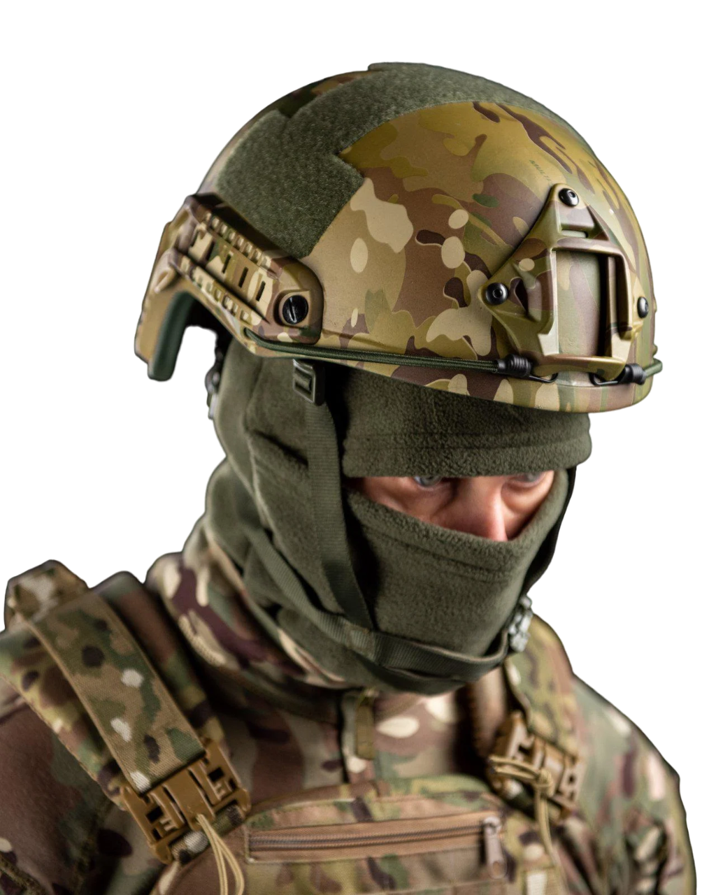 Шлем баллистический FAST Helmet 1 класс защиты ДСТУ уровня NIJ IIIA Multicam