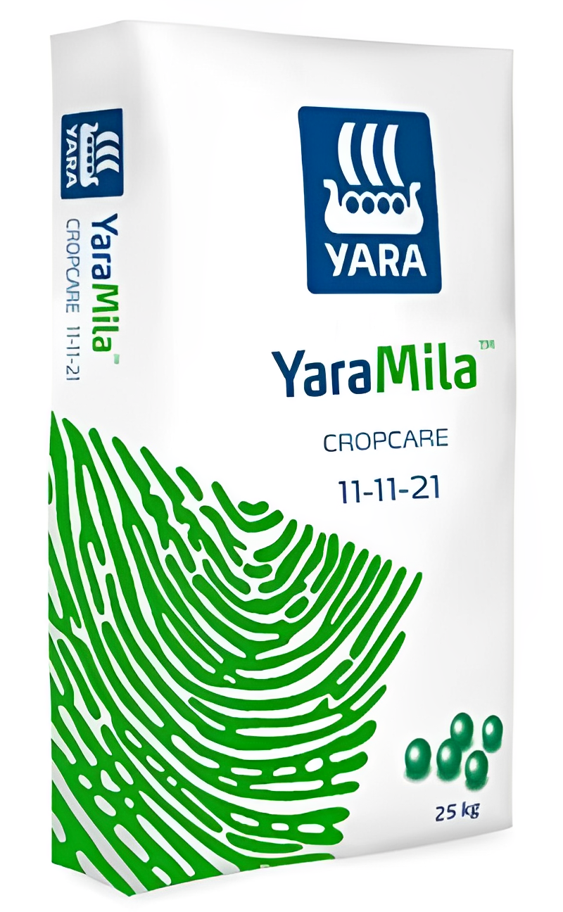 Удобрение комплексное Yara Mila Cropcare 11-11-21 универсальное бесхлорное 25 кг