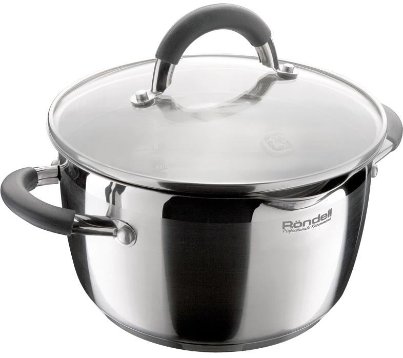 Набір кухонного посуду Rondell Flamme 2 каструлі 3,2/5,7 л і ківш 1,3 л (UK-RDS-341) - фото 2 Набір кухонного посуду Rondell Flamme 2 каструлі 3,2/5,7 л і ківш 1,3 л (UK-RDS-341) - фото 2