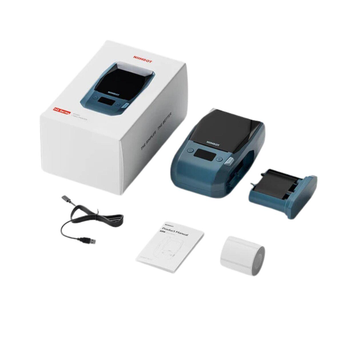 Термопринтер етикеток/стікерів NIIMBOT M2_H Bluetooth Type-C портативний 2000 mAh Space Blue (1BC13121602) - фото 6