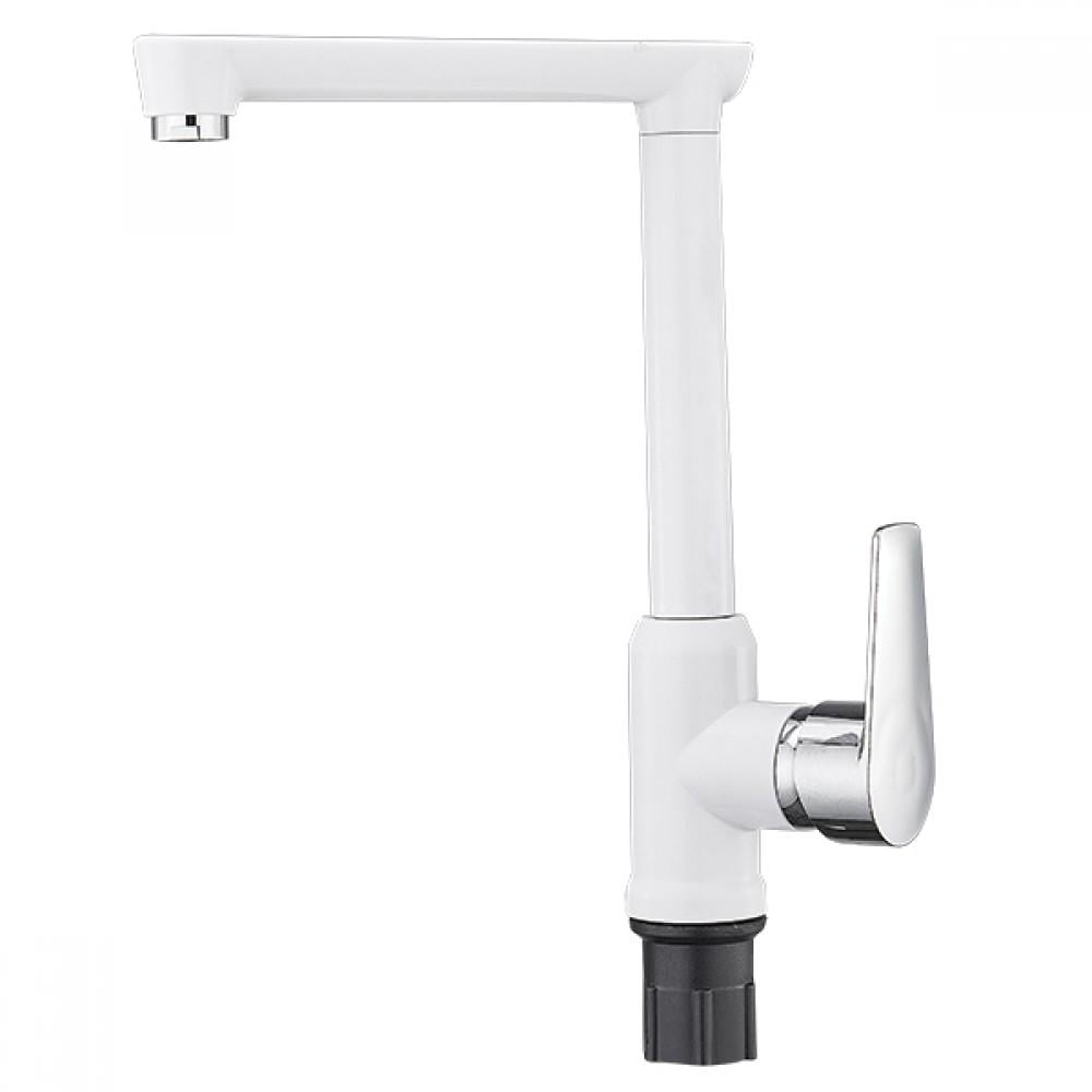 Смеситель кухонный PLAMIX Mario 017 White без подводки