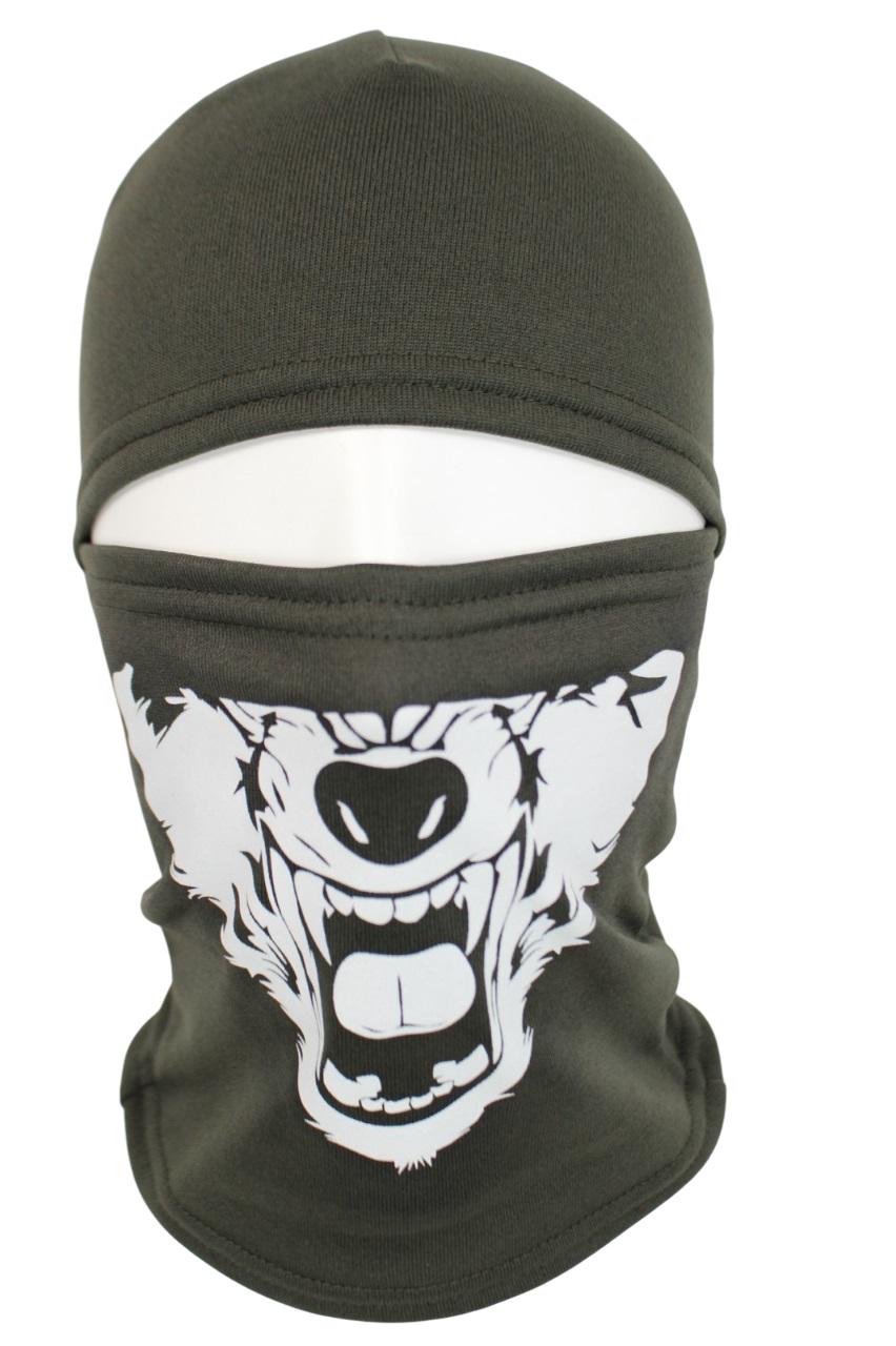 Балаклава Pancer Protection фліс зима Чорна олива (3572552)