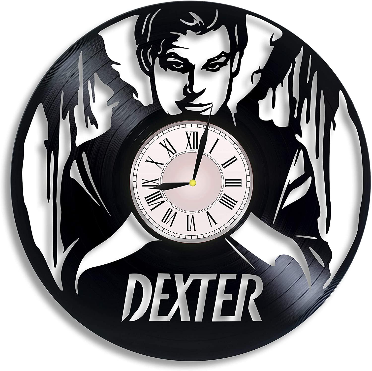 Часы настенные Декстер 2958 из виниловой пластинки
