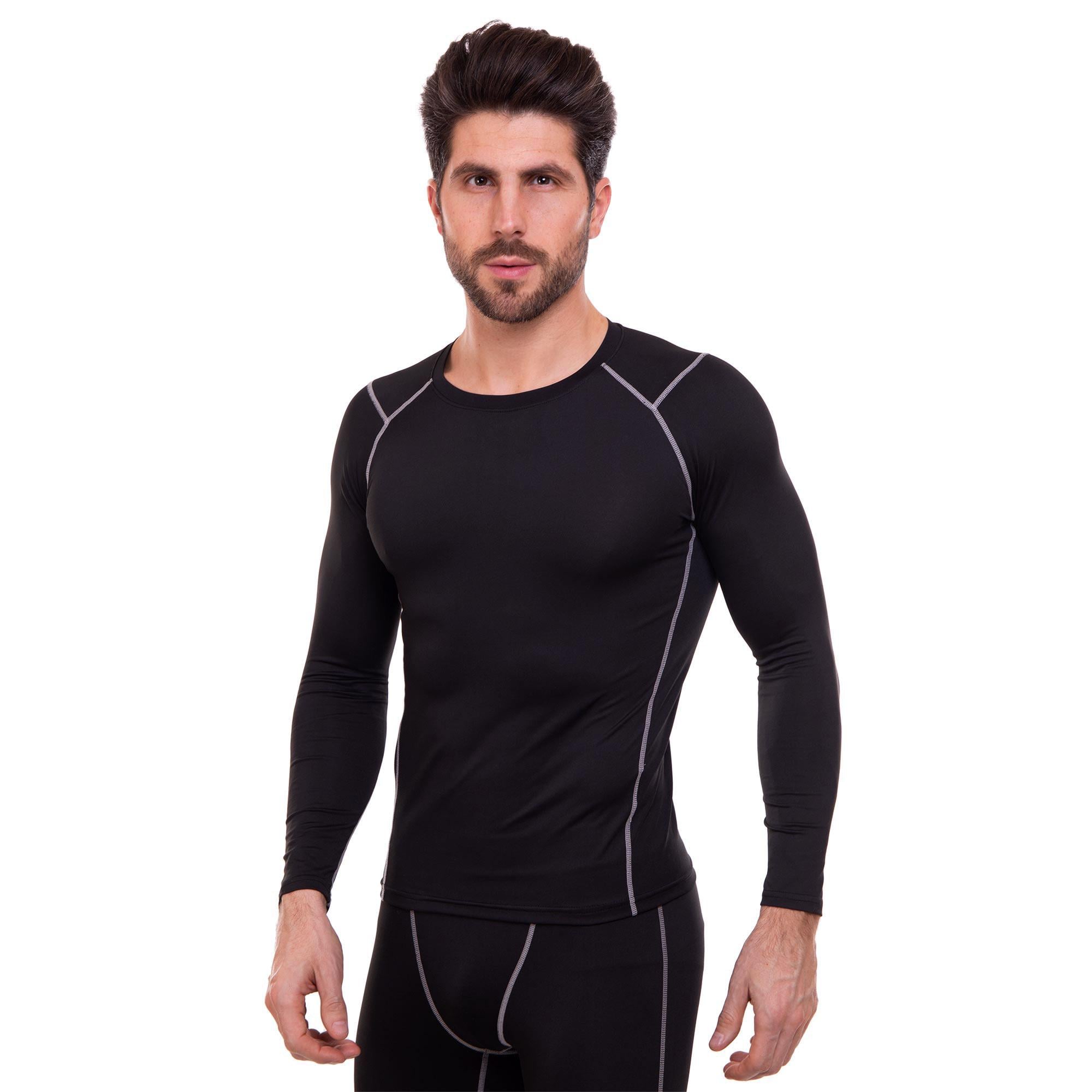 Рашгард с длинным рукавом Zelart LIDONG UA-500 3XL рост 185-190 Черный/Серый (DR010888)