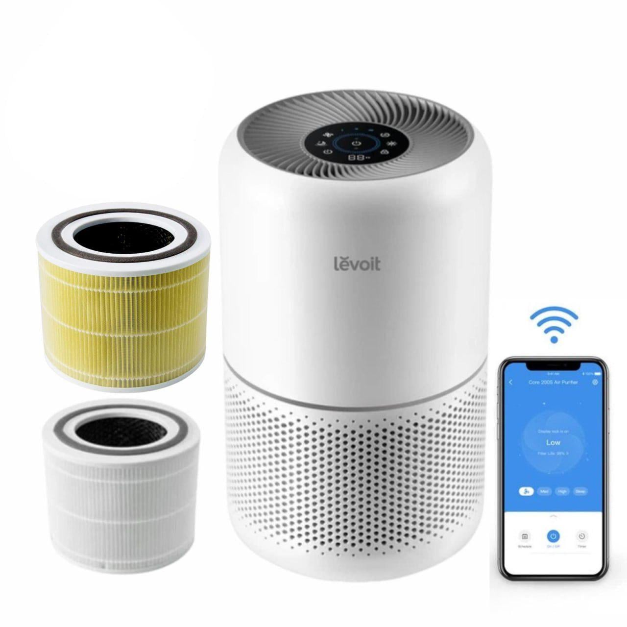Воздухоочиститель Smart Levoit Core 300S Plus Wi-Fi фильтр 3в1 True HEPA (28091564)