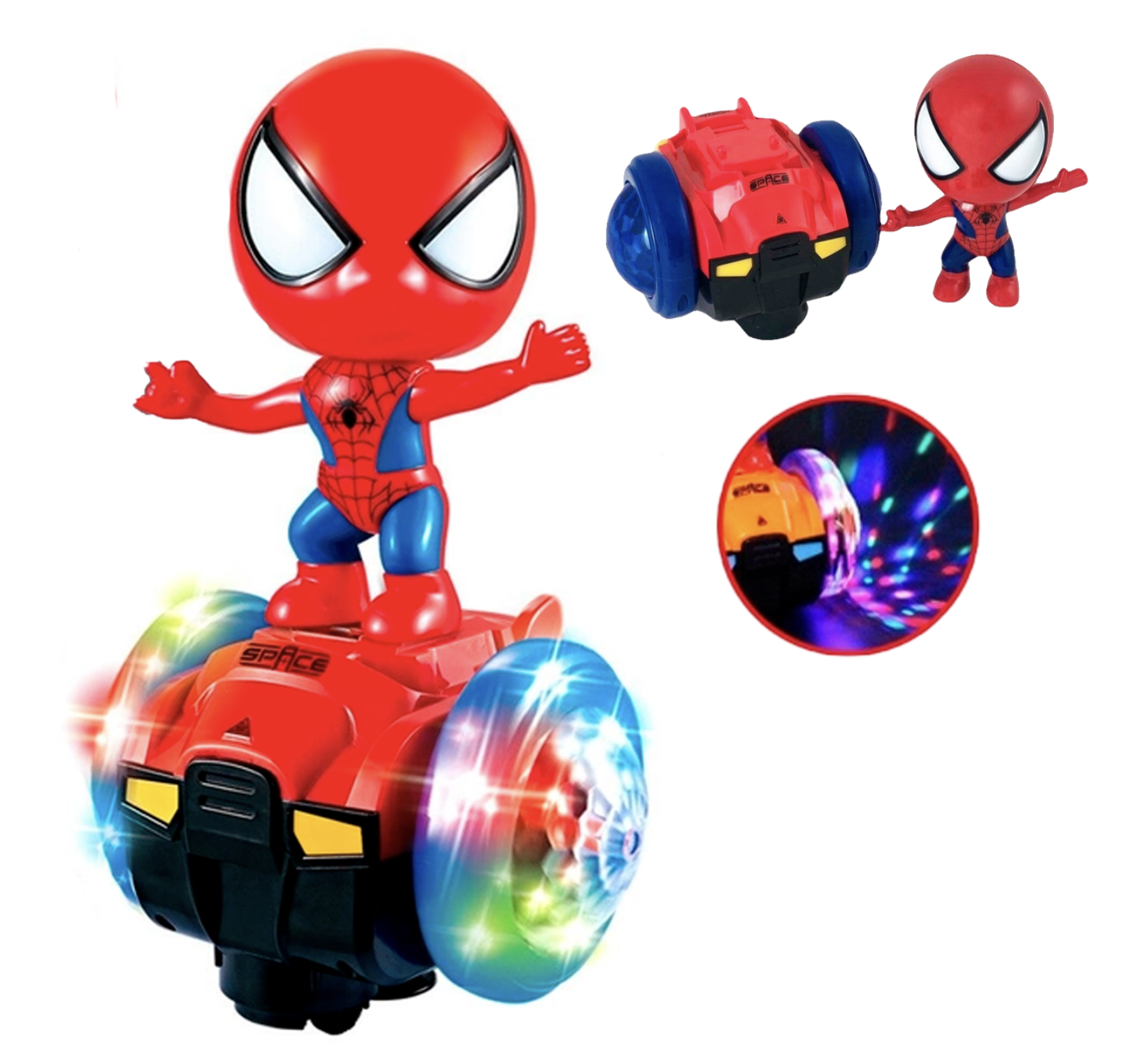 Іграшка дитяча Super Spider car зі світловими ефектами 17х23 см - фото 3