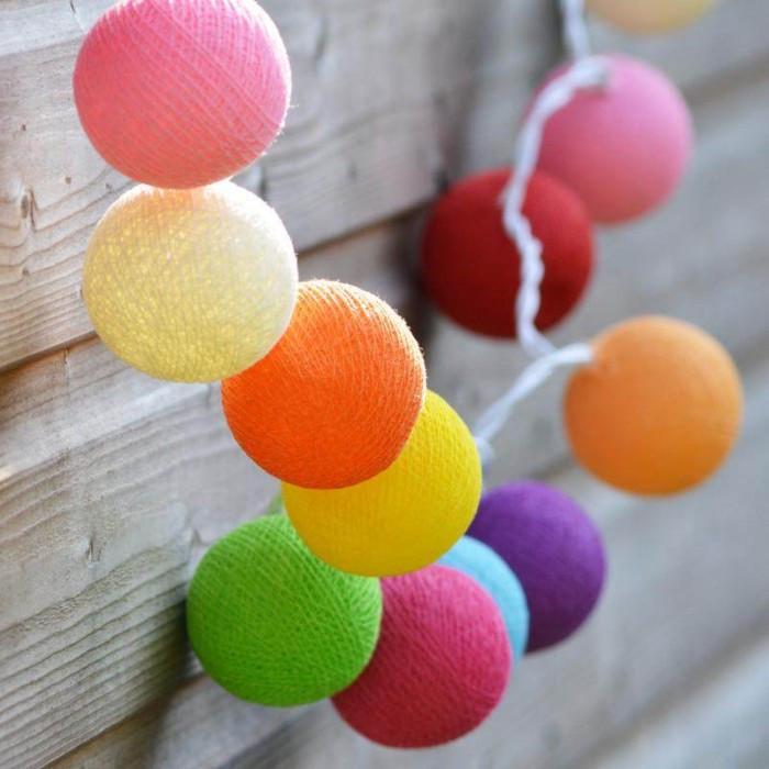 Гірлянда бавовняна CBL Colorful 20 шт. 3,7 м