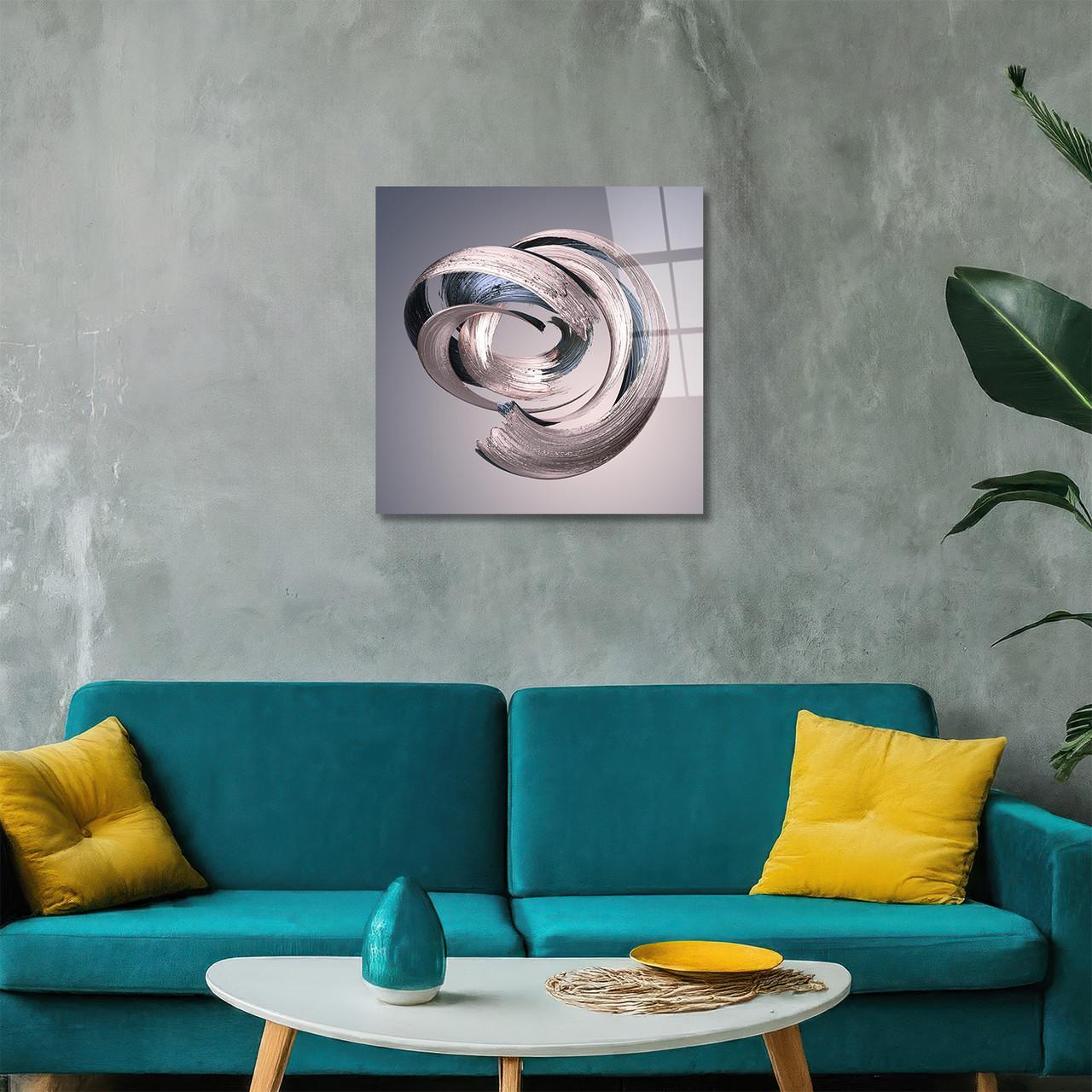 Картина на стекле NovellaPrint Танец металла 90х90 см (502.3) - фото 7