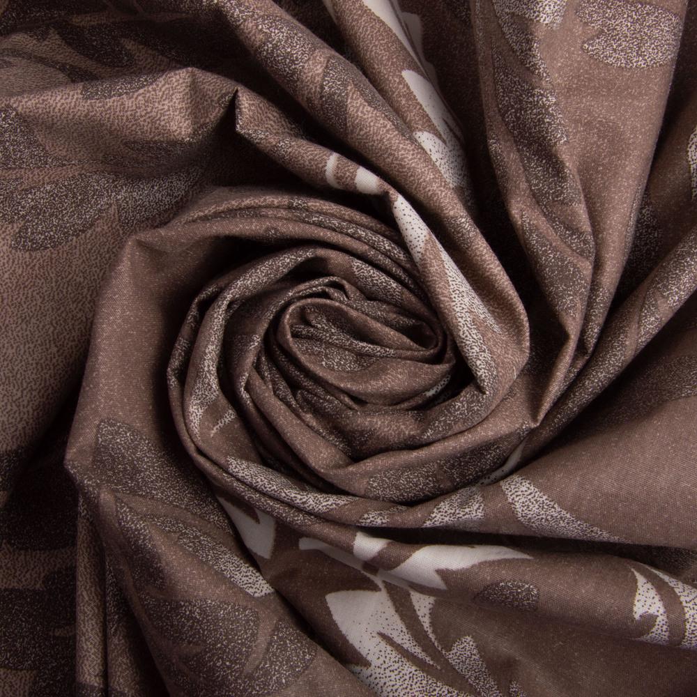 Ткань бязь ранфорс для постельного белья L-5520/2 барокко 130 гр/м2 240 см Беж (25845)