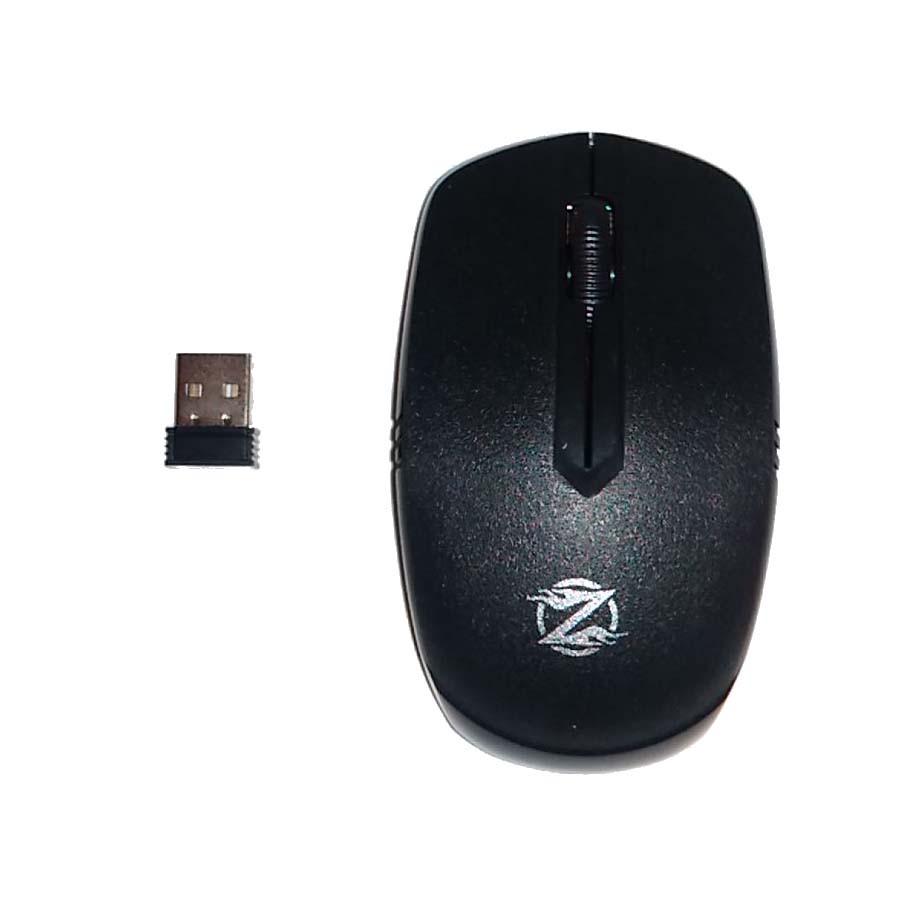 Мышь беспроводная Zornwee WL24 на батарейках оптическая Black