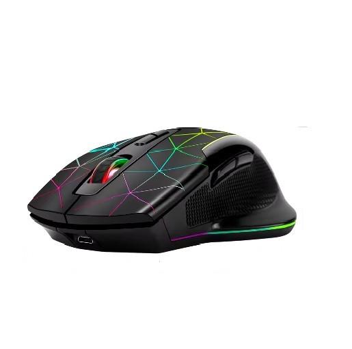 Миша бездротова ігрова з акумулятором та підсвічуванням RGB Black (M35) - фото 2 Миша бездротова ігрова з акумулятором та підсвічуванням RGB Black (M35) - фото 2