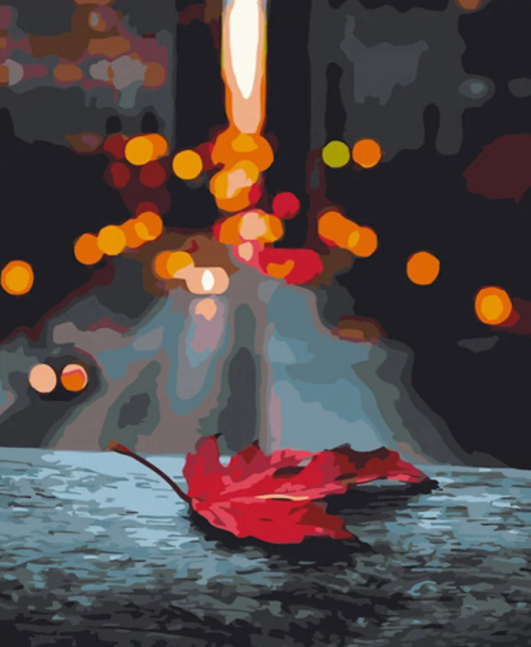 Картина по номерам Strateg Осень в городе 40x50 см (GS735)