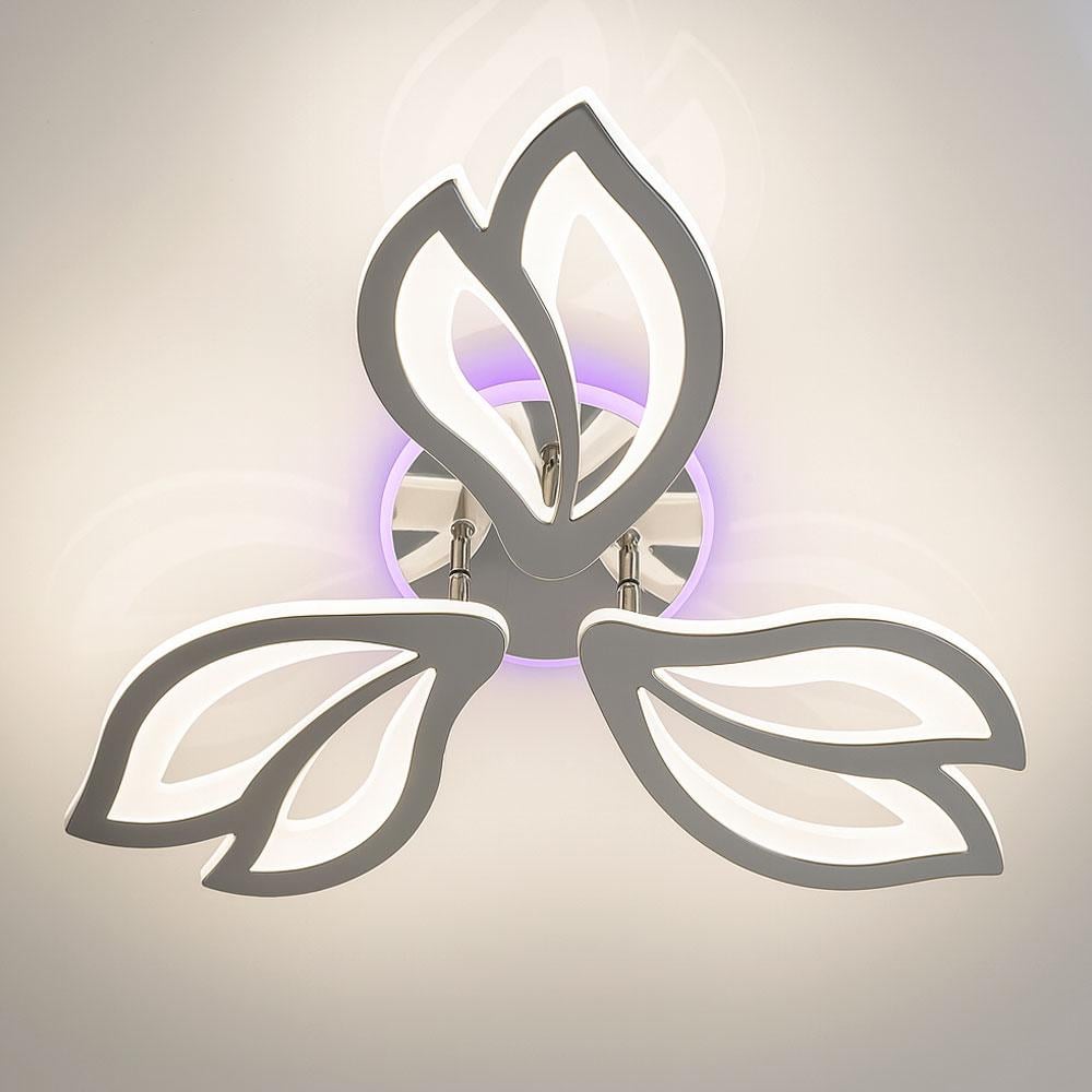 Люстра стельова світлодіодна Light House SY-20266/3 CR/RGB D535хH95 60W/19W Pult Хром