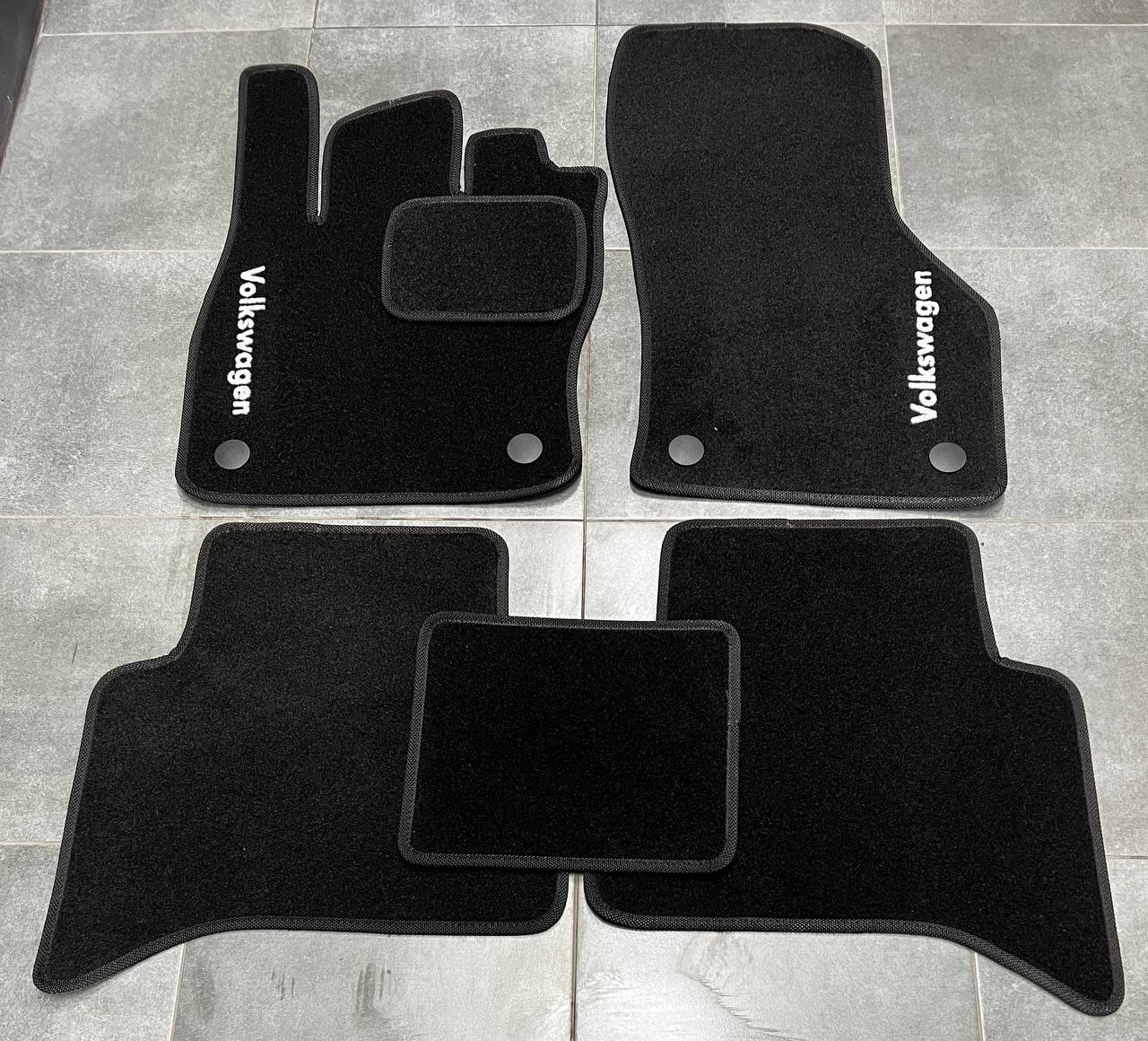 Коврики автомобильные ворсовые в салон для Volkswagen Touran II 2015-н. в.