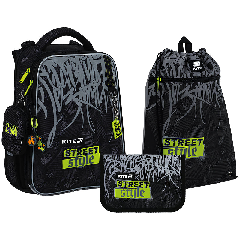 Школьный набор KITE Education Street Style SET K25-531M-4 рюкзак/пенал/сумка (4063276262769)