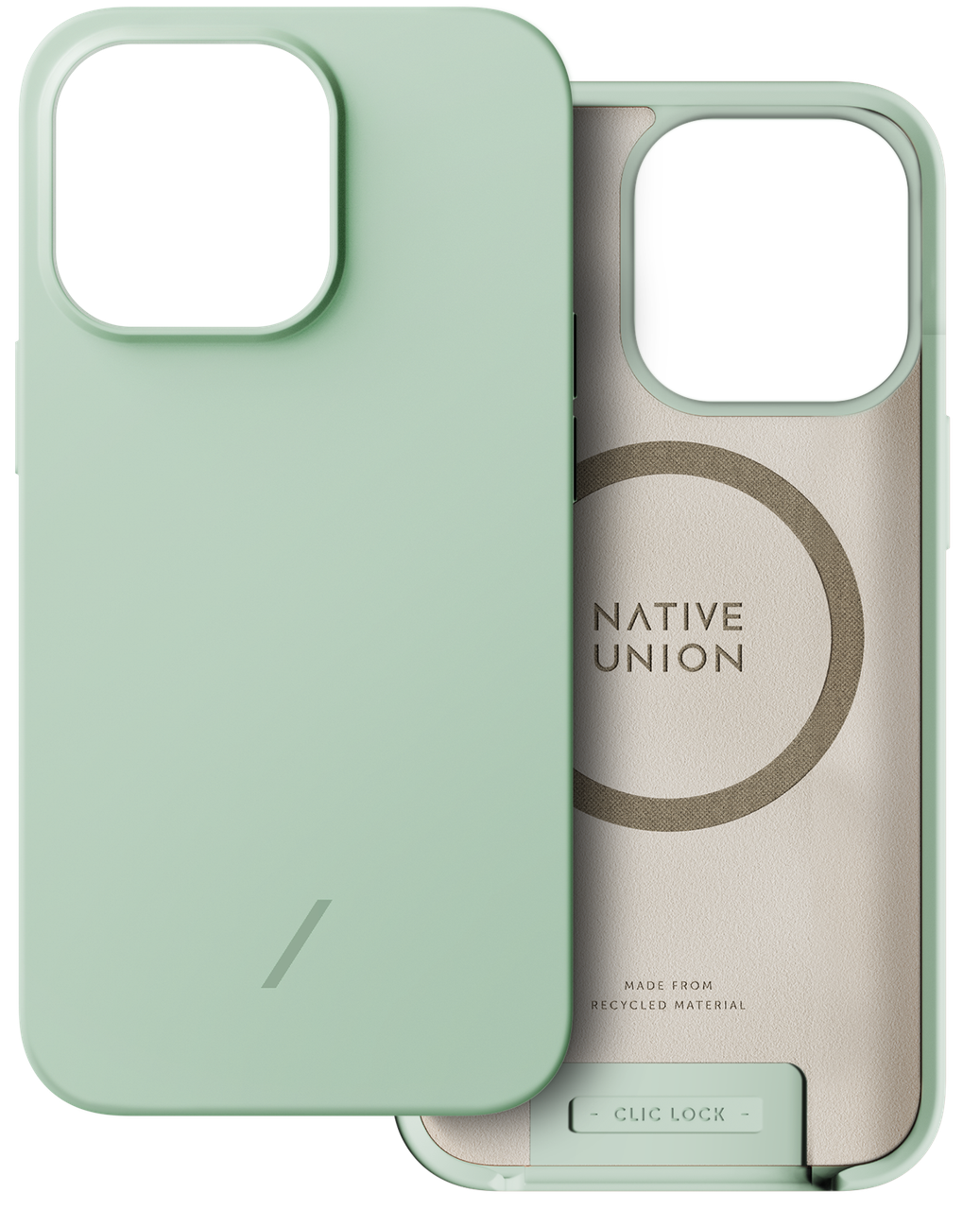 Чохол-накладка Native Union Clic Pop Magnetic Case for iPhone 13 Pro, Sage (CPOP-GRN-NP21MP)