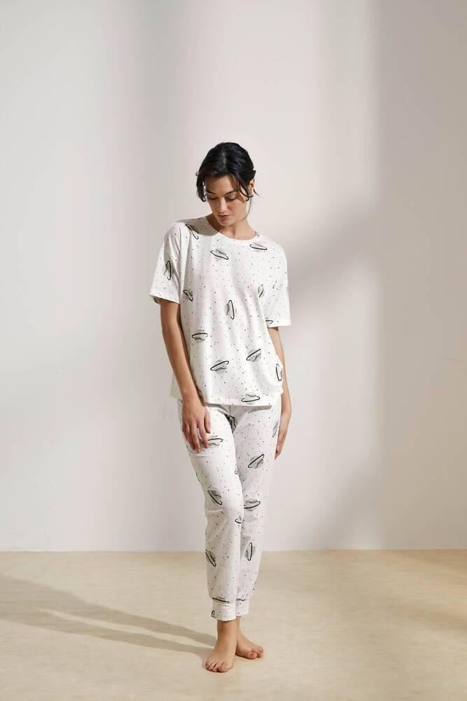 Піжама Hays 36184-TKM24B-001-103B жіноча L Кремовий