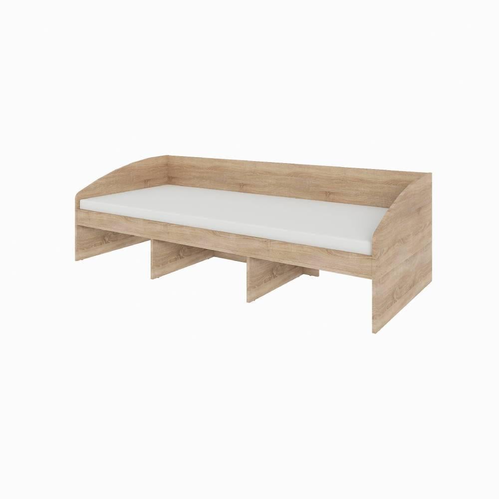 Кровать односпальная Эверест Комфорт 3 без матраса 193х84х59 см Дуб сонома - фото 1