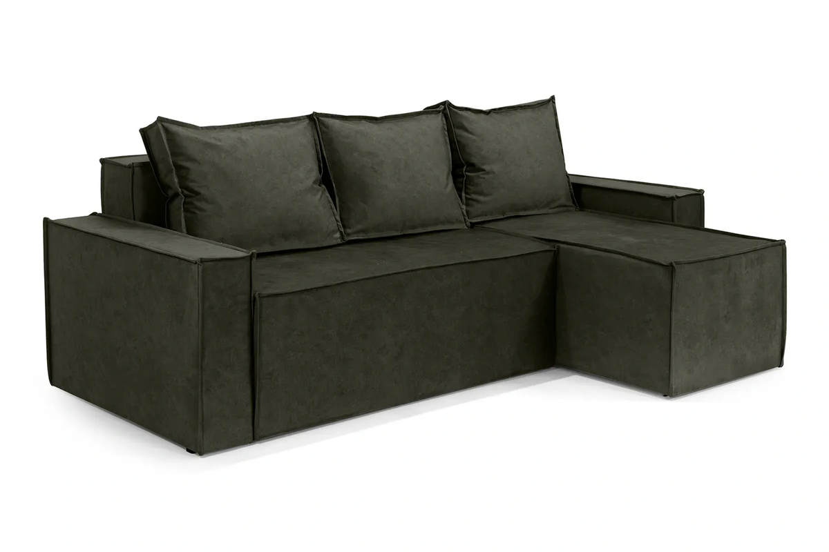 Диван угловой Честер 240х150 см Темно-коричневый (28118904)