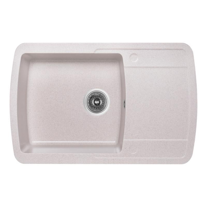 Мийка для кухні Lidz MAR-07 LIDZMAR07770490200 гранітна 770x495 мм Бежевий (83198)